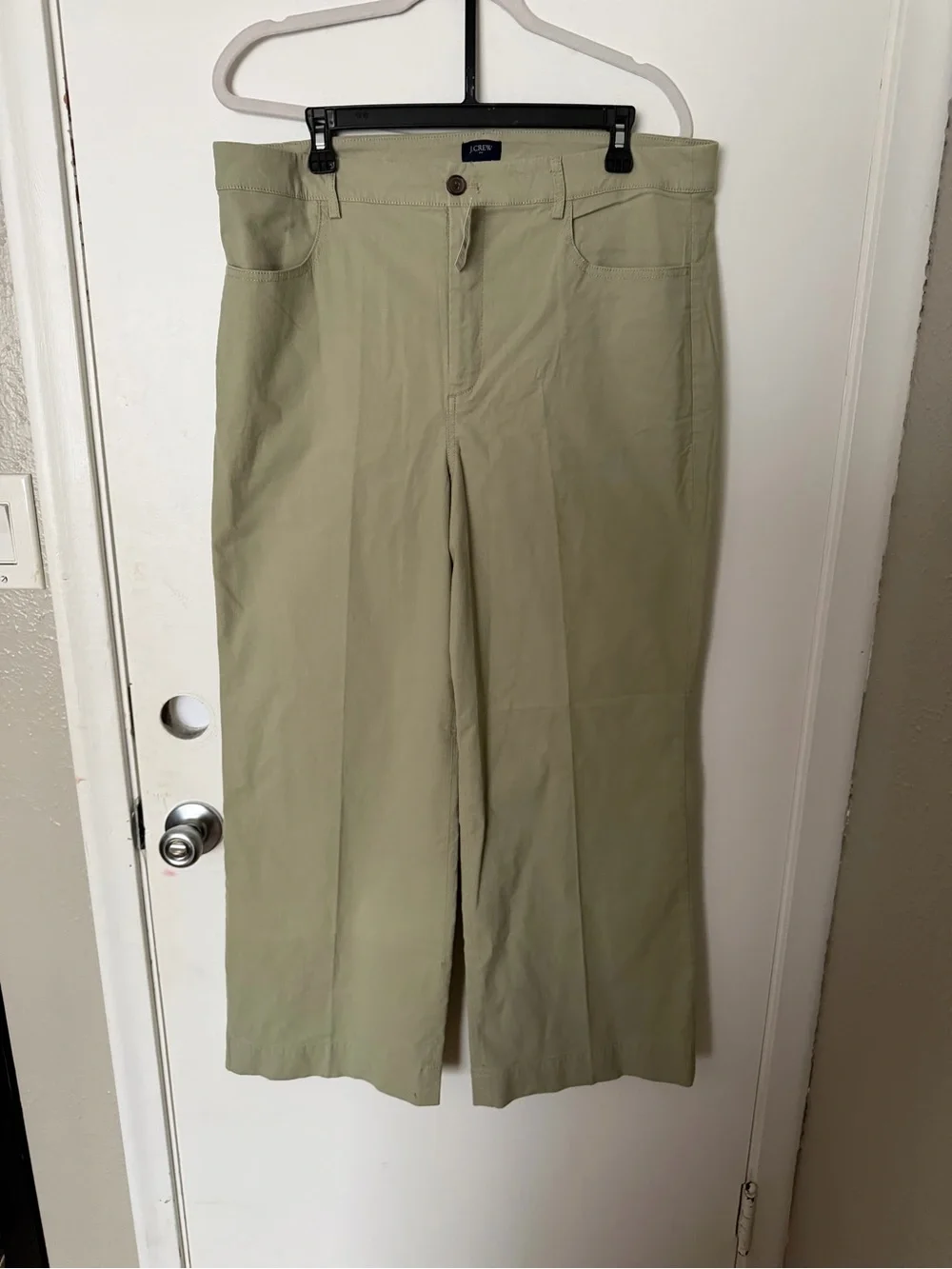 J. Crew Tan Casual Crop Pants